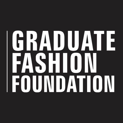 Black square with "GRADUATE FASHION FOUNDATION" in bold white capital letters.