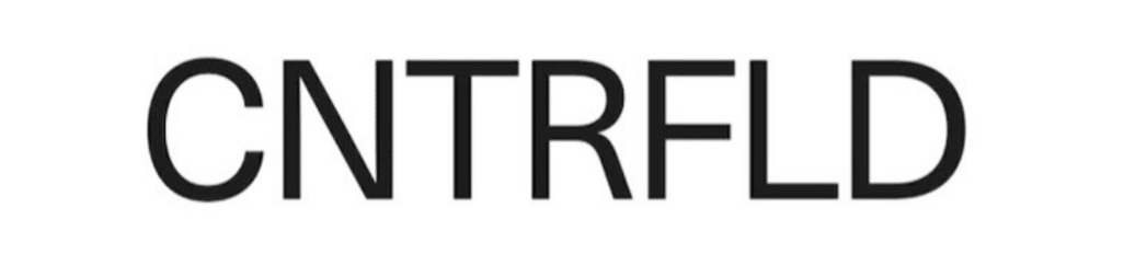 The image displays the text "CNTRFLD" in bold, black capital letters on a white background.