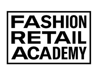 Text logo reads "FASHION RETAIL ACADEMY" in bold, black letters within a rectangular border.