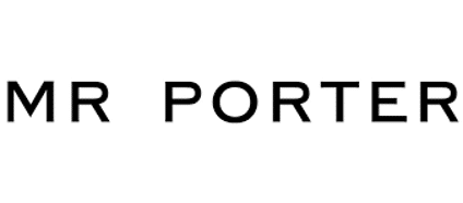Black text on a white background reading "MR PORTER" in capital letters.
