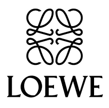 Loewe logo with intricate overlapping "L" design above the brand name in bold black letters.