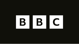 Black and white BBC logo with three white squares, each containing a black letter: B, B, and C.
